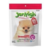ราคา ขนมสุนัข JERHIGH CHICKEN STRAWBERRY STICK 400 ก. (1213743)