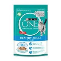 ราคา อาหารเปียกแมว PURINA ONE ADULT OCEAN FISH IN GRAVY 85 ก. (1220005)