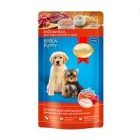 ราคา อาหารเปียกสุนัข SMARTHEART PUPPY BEEF AND LIVER 130 ก. (1237464)