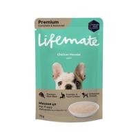ราคา อาหารเปียกสุนัข LIFEMATE CHICKEN MOUSSE 70 ก. (1243386)