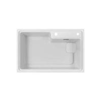 ราคา อ่างล้างจานหินแกรนิต 1 หลุม EVE PHILIP 800/520 ขนาด 80 ซม. สีขาว (888132600038)