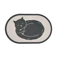 ราคา พรมพียู HOME LIVING STYLE CATNAP 45x70 ซม. สีดำ (1293298)