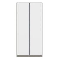 Koncept Furniture ตู้เสื้อผ้า ชั้นเก็บของ OP-C ขนาด 100 ซม. สีขาวลายผ้า รุ่น BLOX 19210450