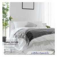 ราคา ผ้าปูที่นอน 8 ฟุต BED CLIP MICROTEX สี WHITE (1253327)