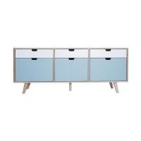ราคา โต๊ะวางทีวี KONCEPT WIB 19197963 150 ซม. สีขาว/ฟ้า (1283494)