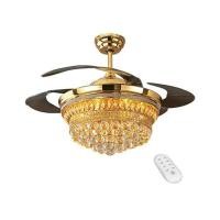 ราคา พัดลมโคมไฟ CARINI UFO-02-TRG 46 นิ้ว สีน้ำตาล/ทอง (1269100)