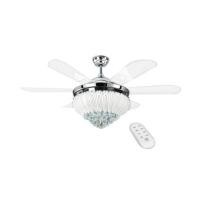 ราคา พัดลมโคมไฟ LED CARINI UFO-03-TSV 56 นิ้ว สีขาว/เงิน (1269119)