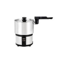 ราคา เตาไฟฟ้าพร้อมหม้อพกพา สเตนเลส 304 HOMEMATE (HOM-123501) ความจุ 1 ลิตร สีเงิน (888112900027)