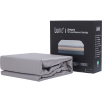 ราคา เซ็ตผ้าปูที่นอน เกรดพรีเมียม 6ฟุต LUNIO SMART SNOWWEAVE BEDDING SET PLATINUM GRAY สีเทา 3ชิ้น (สำหรับที่นอนหนา 13นิ้ว) (888170800373)