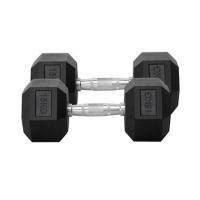 ราคา ดัมเบลหกเหลี่ยม หุ้มยาง IRONTEC 15 กก. (1 คู่) (1283891)