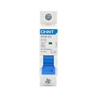 ราคา เซอร์กิตเบรกเกอร์ 10 แอมป์ 1 โพล 6KA CHINT NXB-63 (1298954)