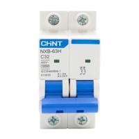 ราคา เมนเบรกเกอร์กันดูด 40 แอมป์ 2 โพล CHINT MCB NXB-63H (1298973)