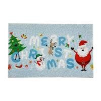 ราคา พรมเช็ดเท้าดักฝุ่น HOME LIVING STYLE MRC 45X75 ซม. สีฟ้า (1296080)