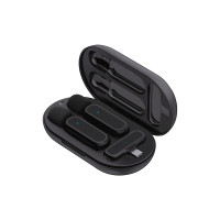 ราคา ไมโครโฟนไร้สาย ZTEC ZM121 มีกล่องชาร์จ ไมค์คู่ สีดำ สำหรับ USB-C ใช้งานแบบ Stereo และ Mono กด Mute ได้ (888143700037)
