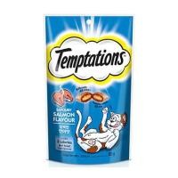 ราคา ขนมแมว TEMPTATIONS SAVOURY SALMON 85 ก. (1204077)