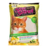 ราคา ทรายแมว SEE SAND BENTONITE กลิ่นเลมอน 5 ลิตร (1211042)