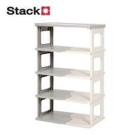 ราคา ชั้นวางรองเท้า 5 ชั้น STACKO BONNIE 53X26X75 ซม. สีขาว/เทา (1288610)