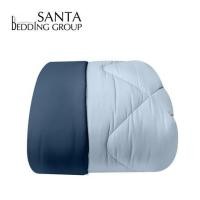ราคา ผ้านวม SANTA BEDDING 100x90 นิ้ว สี LIGHT BLUE/NAVY BLUE (1299784)