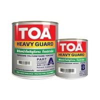 ราคา สีงานอุตสาหกรรม TOA HEAVY GUARD TOPGUARD PART A+B 7035 สีเทา 1 แกลลอน (281402)