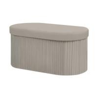 ราคา สตูล 2 ที่นั่ง FURDINI PLEATOVAL สีน้ำตาลอ่อน (1293192)