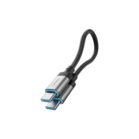 ราคา สายชาร์จเร็ว CUKTECH รุ่น CTC615S 6A 240W USB-C ยาว 15 ซม. สีดำ (รองรับการชาร์จ PD3.1) (888143500092)