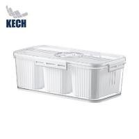 ราคา กล่องจัดเก็บในตู้เย็น 3 ช่อง ฝาบันทึกวันได้ KECH SYPA SIZE M (1289806)