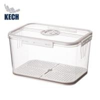 ราคา กล่องจัดเก็บในตู้เย็นมีแผ่นรองน้ำ KECH SYPA SIZE L (1289822)