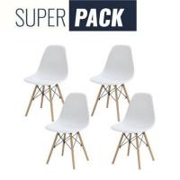 ราคา เก้าอี้ทานข้าว SB FURNITURE JOTO 59062937 สีขาว (ชุด 4 ชิ้น) (1303327)