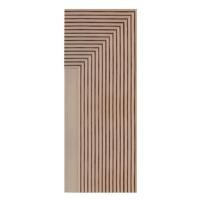 ราคา ประตูภายในโพลีสไตรีน ไม่เจาะลูกบิด LINEDEKOR 45DEGREE 80x200 ซม. สีบีช (1303446)
