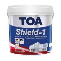 ราคา สีน้ำทาภายนอก ชนิดเนียน TOA SHIELD-1 BASE D สีขาว 2.5 แกลลอน (237480)