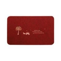 ราคา พรมเช็ดเท้าดักฝุ่น WSP BM-217 40x60 ซม. สีแดง (1132282)