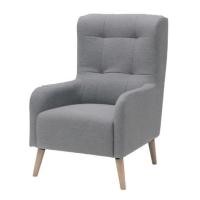 ราคา Koncept Furniture อาร์มแชร์ผ้า สีเทา รุ่น ALLIDA