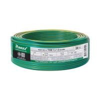 ราคา สายไฟ THW IEC01 RANZZ 1x1.5 ตร.มม. 30 ม. สีเขียว/เหลือง (1287184)