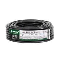 ราคา สายไฟ IEC53 RANZZ 3x1.5 ตร.มม. 30 ม. สีดำ (1289852)
