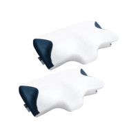 ราคา หมอนสุขภาพ ทรงผีเสื้อ LUNIO HYPERCOOL ERGONOMIC PILLOW 2 ใบ (888170800398)