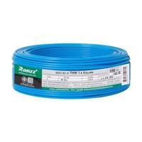ราคา สายไฟ THW IEC01 RANZZ 1x4 ตร.มม. 100 ม. สีฟ้า (1287166)