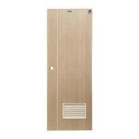 ราคา ประตูห้องน้ำ UPVC เจาะลูกบิด AZLE WB2 70x200 ซม. สีน้ำตาล (1259829)