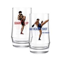 ราคา แก้วน้ำ 410 มล. OCEAN GLASS SOFT POWER MUAY THAI (แพ็ก 2 ใบ) (1300559)