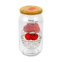 ราคา ขวดโหลแก้วลายมะเขือเทศฝาเกลียว 1 ลิตร (1104222)