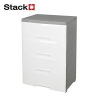 ราคา ตู้ลิ้นชัก 4 ชั้นทึบ STACKO MORI 40x59x90.8 ซม. สีขาว (1104652)
