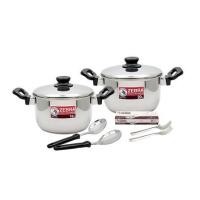 ราคา ชุดหม้อ 18 และ 20 ซม. ZEBRA TIGER 18 ชิ้น (1276213)