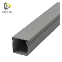 ราคา รางเก็บสายไฟวายเวย์ PVC ELECKTA 40X40 มม. 2 ม. สีเทา (1280996)