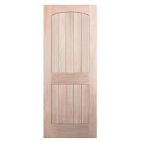 ราคา ประตูไม้เนื้อแข็ง N999 NARA-08 80X200 ซม. สีธรรมชาติ ไม่เจาะลูกบิด (1282018)