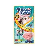 ราคา ขนมแมวเลีย TORO TUNA PLUS GOATMILK แพ็ก 5 ซอง (1223513)