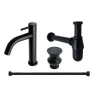 ราคา ชุดก๊อกอ่างล้างหน้า DONMARK GL-5601 สีดำ (1245658)