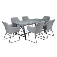 ราคา ชุดสนามหวายเทียม 6 ที่นั่ง SPRING RACHEL สีเทา (1111219)