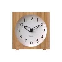 ราคา นาฬิกาตั้งโต๊ะไม้ไผ่ SNAZZ BG3003 6.4x6.4 นิ้ว สีขาว (1299982)