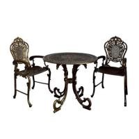 ราคา ชุดสนาม 2 ที่นั่ง AUNCHISAALLOY 82x82x68 ซม. สีทองรมดำ (1303374)