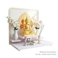 ราคา หิ้งพระโมเดิร์นตั้งโต๊ะและติดผนัง KAF รุ่น G6-AC ลายโพธิ์เรียกทรัพย์ (888211600031)