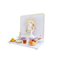 ราคา หิ้งพระโมเดิร์นตั้งโต๊ะและติดผนัง KAF รุ่น G6-AC ลายโอมดอกไม้ (888211600037)